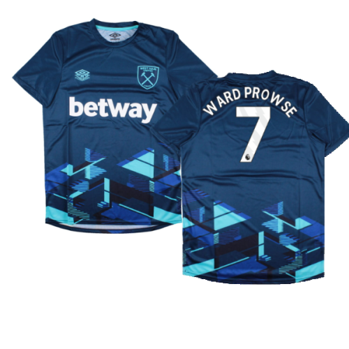 2023-2024 West Ham Warm Up Jersey (Navy) (Ward Prowse 7)