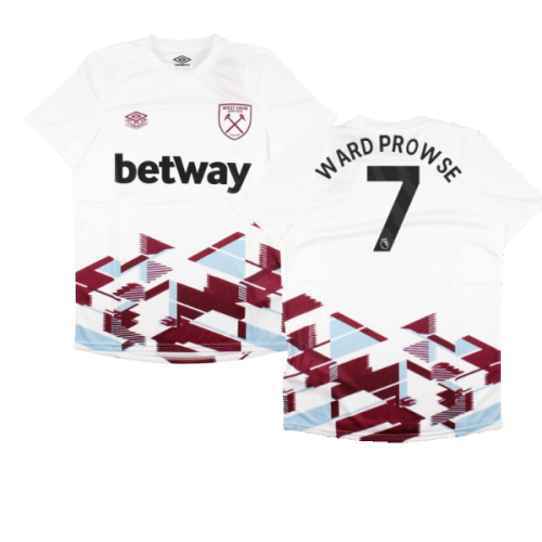 2023-2024 West Ham Warm Up Jersey (White) (Ward Prowse 7)