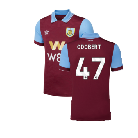 2023-2024 Burnley Home Shirt (Odobert 47)