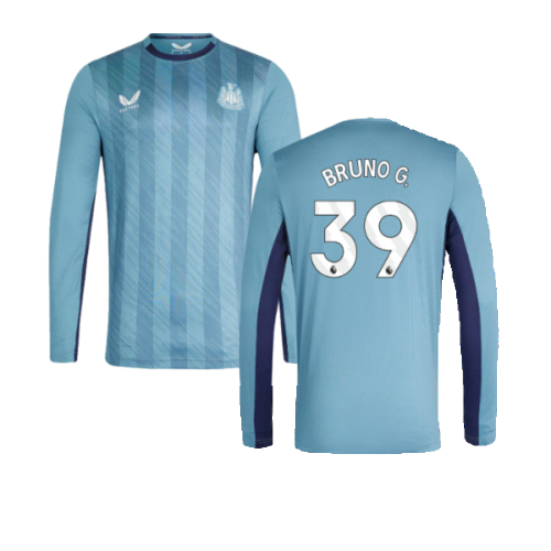 2023-2024 Newcastle Players Training Long Sleeve Tee (Bluestone) (Bruno G. 39)