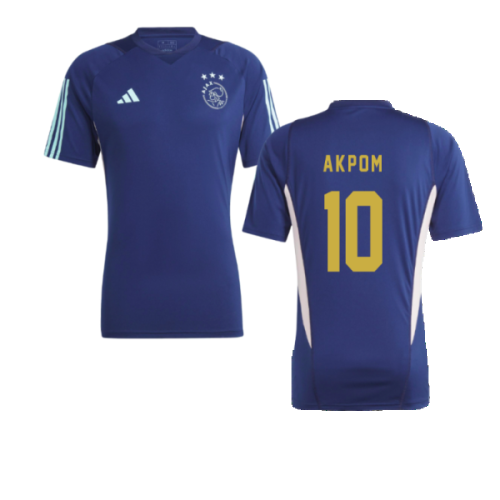 2023-2024 Ajax Training Jersey (Navy) (Akpom 10)