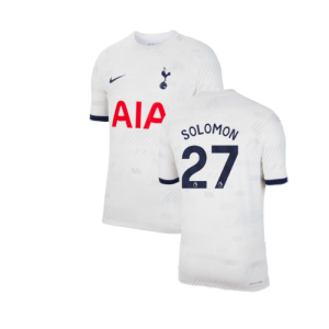 2023-2024 Tottenham Authentic Home Shirt (Solomon 27) 2023-2024 Tottenham Authentic Home Shirt (Solomon 27)