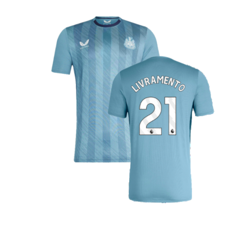 2023-2024 Newcastle Players Training Short Sleeve Tee (Bluestone) (Livramento 21)