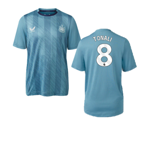 2023-2024 Newcastle Players Training Tee (Bluestone) - Kids (Tonali 8)