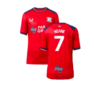 2023-2024 Preston North End Away Shirt (Kids) (Keane 7)