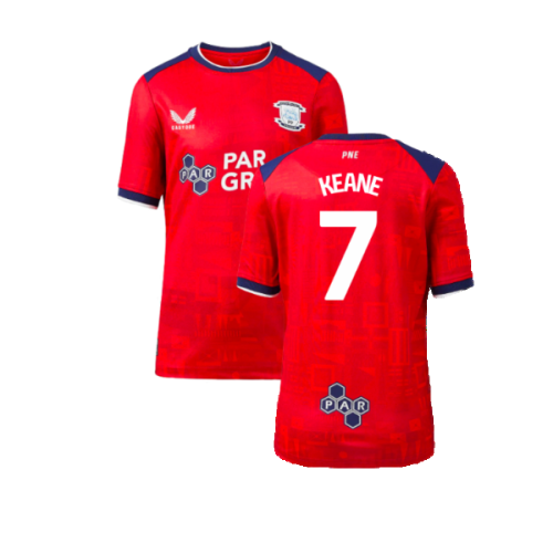 2023-2024 Preston North End Away Shirt (Kids) (Keane 7)