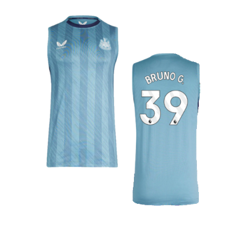 2023-2024 Newcastle Players Training Vest (Bluestone) (Bruno G. 39)