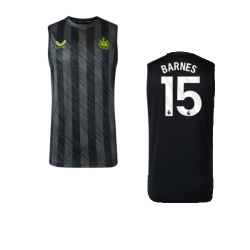 2023-2024 Newcastle Coaches Training Vest (Black) (Barnes 15)