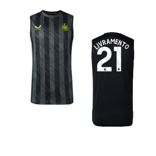 2023-2024 Newcastle Coaches Training Vest (Black) (Livramento 21)