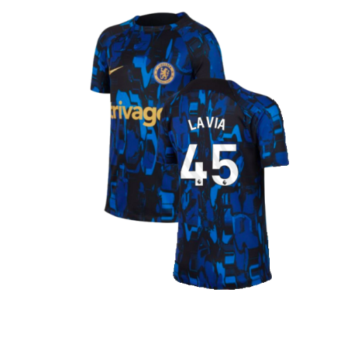 2023-2024 Chelsea Academy Pro Tee (Blue) - Kids (Lavia 45)