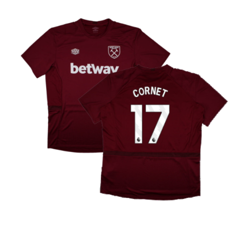 2023-2024 West Ham Training Jersey (Claret) (CORNET 17)