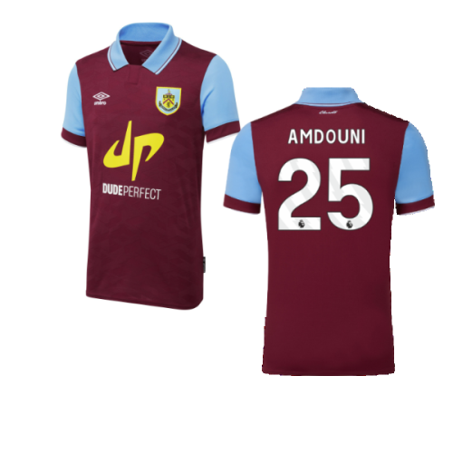 2023-2024 Burnley Home Shirt (Kids) (Amdouni 25)