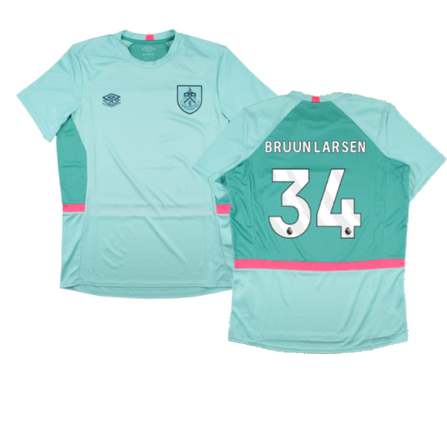 2023-2024 Burnley Training Jersey (Aqua) (Bruun Larsen 34)