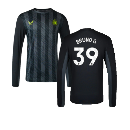 2023-2024 Newcastle Coaches Training Long Sleeve Tee (Black) (Bruno G. 39)