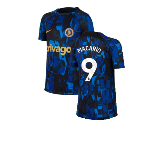 2023-2024 Chelsea Academy Pro Tee (Blue) - Kids (Macario 9)