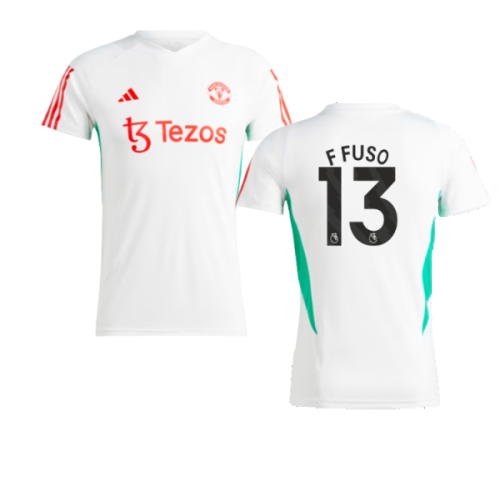 2023-2024 Man Utd Training Jersey (White) - Ladies (F Fuso 13)