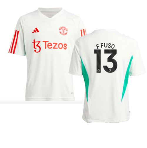 2023-2024 Man Utd Training Jersey (White) - Kids (F Fuso 13)