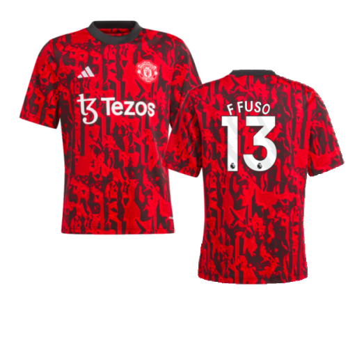 2023-2024 Man Utd Pre-Match Shirt (Red) - Kids (F Fuso 13)