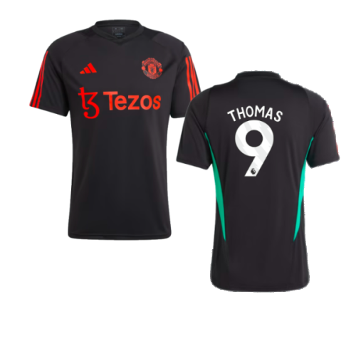 2023-2024 Man Utd Training Jersey (Black) (Thomas 9)