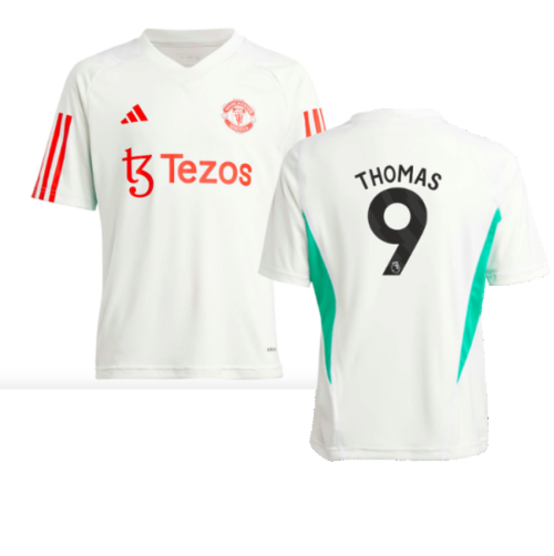 2023-2024 Man Utd Training Jersey (White) - Kids (Thomas 9)