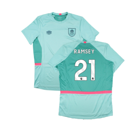 2023-2024 Burnley Training Jersey (Aqua) (Ramsey 21)