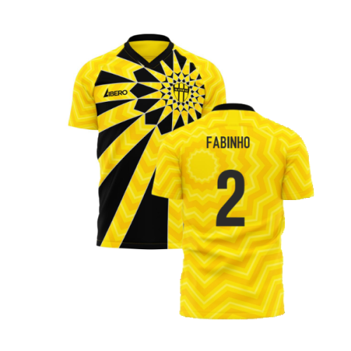 Al-Ittihad 2024-2025 Home Concept Football Kit (Libero) (Fabinho 2)