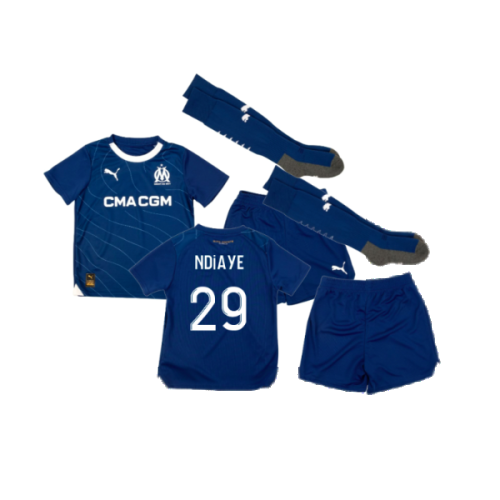 2023-2024 Marseille Away Mini Kit (Ndiaye 29)