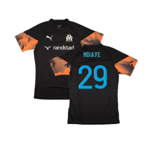 2023-2024 Marseille Training Jersey (Black) (Ndiaye 29)