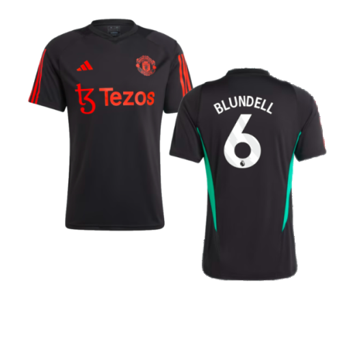 2023-2024 Man Utd Training Jersey (Black) (Blundell 6)