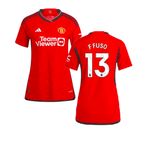 2023-2024 Man Utd Authentic Home Shirt (Ladies) (F Fuso 13)