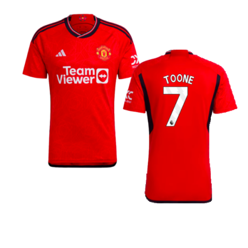 2023-2024 Man Utd Home Shirt (Toone 7)
