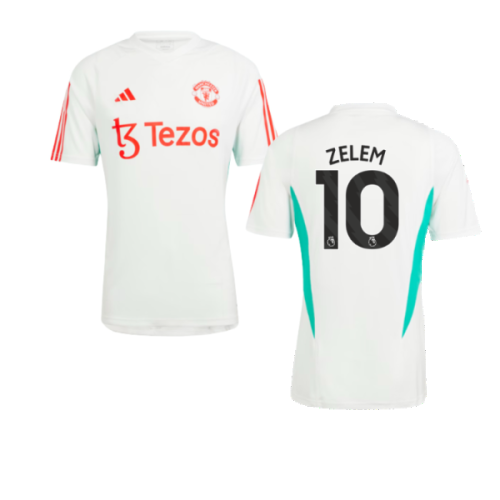 2023-2024 Man Utd Training Jersey (White) (Zelem 10)