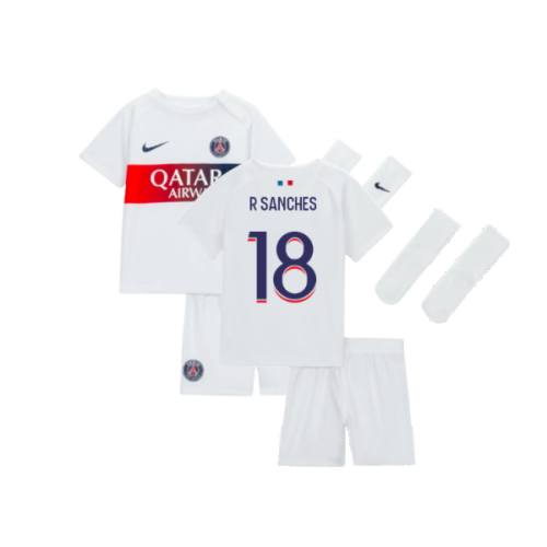 2023-2024 PSG Away Baby Kit (R Sanches 18)