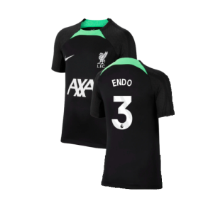 2023-2024 Liverpool Strike Dri-Fit Training Shirt (Black) (Endo 3)