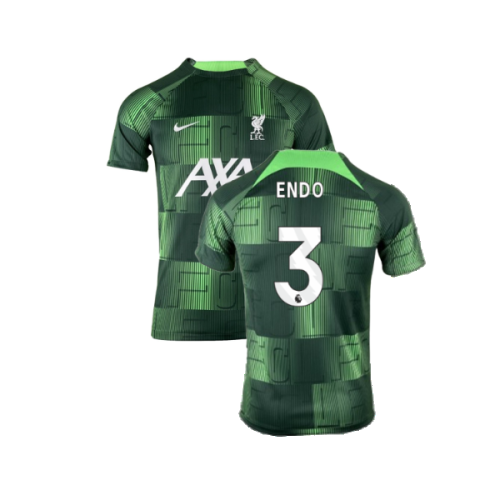 2023-2024 Liverpool Academy Pre-Match Training Shirt (Green) (Endo 3)