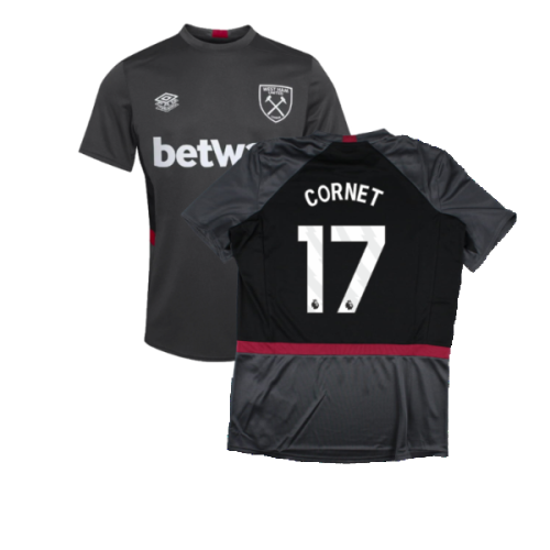 2023-2024 West Ham Training Jersey (Carbon) (CORNET 17)