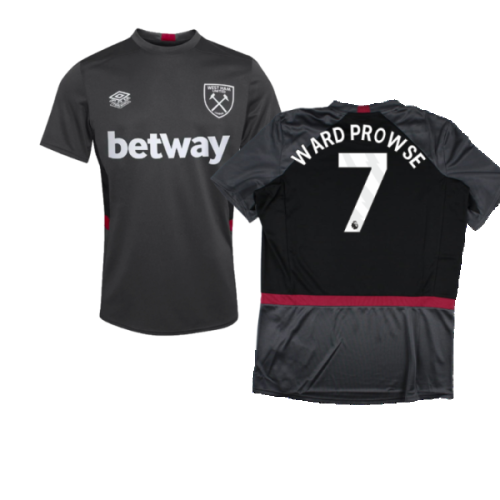 2023-2024 West Ham Training Jersey (Carbon) (Ward Prowse 7)