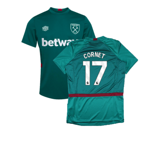 2023-2024 West Ham Training Jersey (Alexanderite) (CORNET 17)