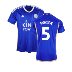 2023-2024 Leicester City Home Shirt (Morgan 5) 2023-2024 Leicester City Home Shirt (Morgan 5)