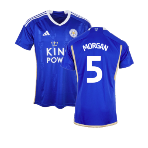 2023-2024 Leicester City Home Shirt (Morgan 5)