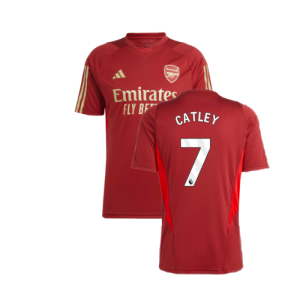 2023-2024 Arsenal Training Jersey (Red) (Catley 7)