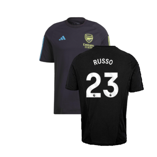 2023-2024 Arsenal Training Tee (Black) (Russo 23)