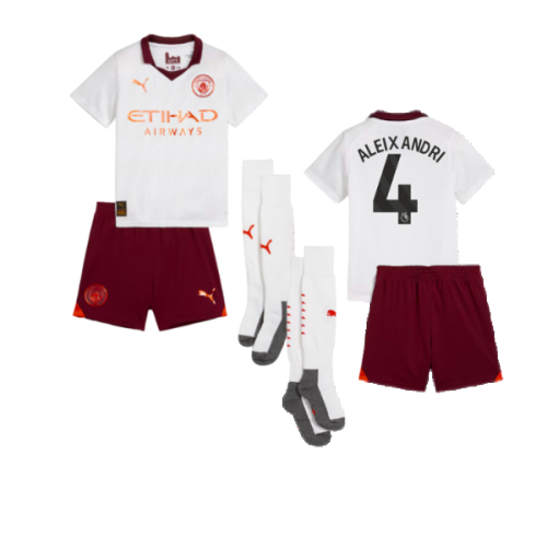 2023-2024 Man City Away Mini Kit (Aleixandri 4)