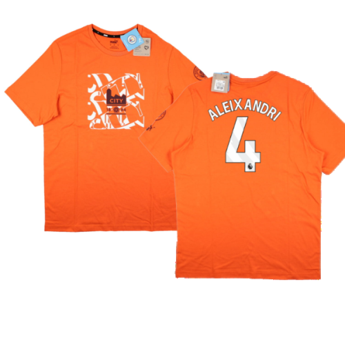 2023-2024 Man City FtblCore Graphic Tee (Cayenne Pepper) (Aleixandri 4)