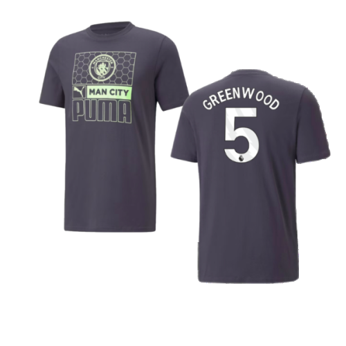 2023-2024 Man City FtblCore AOP Tee (Dark Navy) (Greenwood 5)