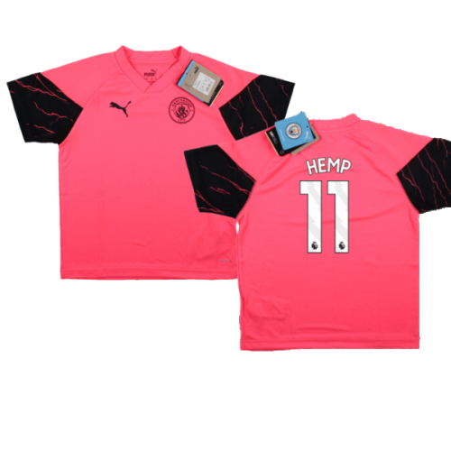 2023-2024 Man City Training Jersey (Sunset Glow) - Kids (Hemp 11)