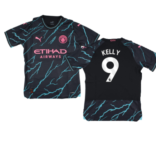 2023-2024 Man City Third Authentic Shirt (Kelly 9)