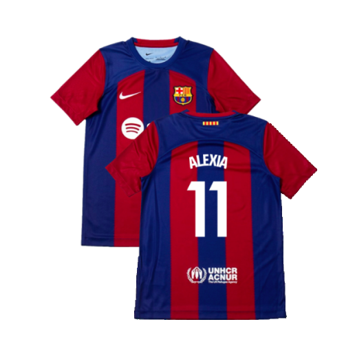 2023-2024 Barcelona Home Shirt (Kids) (Alexia 11)