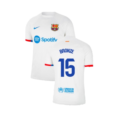 2023-2024 Barcelona Away Shirt (Bronze 15)