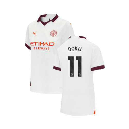 2023-2024 Man City Away Shirt (Ladies) (Doku 11)